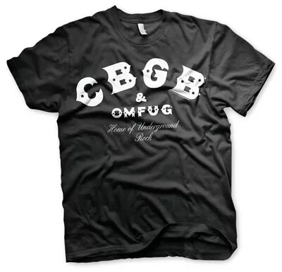 Buy CBGB + OMFUG Punk Rock New Wave Ramones Blondie Official Tee T-Shirt Mens Unisex • 20.56£