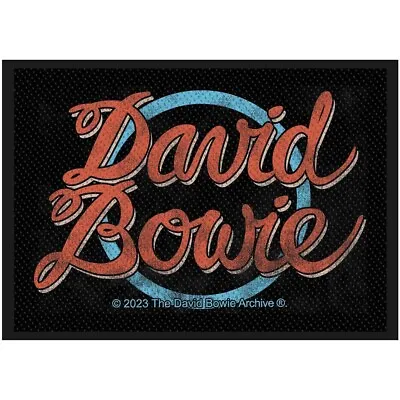 Buy DAVID BOWIE Standard Patch: LOGO: Official Licenced Merch Blue Red Fan Gift £pb • 4.25£