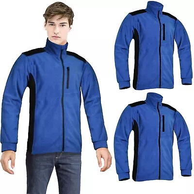 Buy Ex Mens Fleece Jacket New Heavy Work Zip Pocket Anti Pil Outdoor Warm Coat Polar • 10.96£
