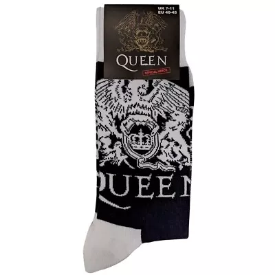 Buy Queen Ankle Socks (UK 7-11) White Crest Official Licensed Merch Fan Gift Idea • 6.95£