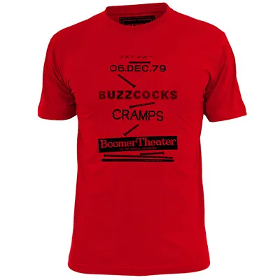 Buy Mens Buzzcocks Cramps Inspired Gig Poster T Shirt Punk Pistols Ruts Clash • 6.99£