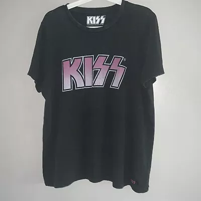 Buy Kiss Band T’shirt Womens Size 16 Black • 9.99£
