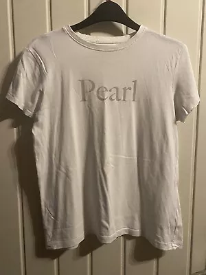 Buy Pearl Primark Printed T-shirt Uk 10/12 • 2£