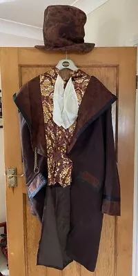 Buy Mens Brown Elegant Steampunk Costume • 25£