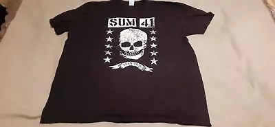 Buy Sum 41 European Tour 2016 Double Side Printed Black T Shirt 2xl Xxl Never Worn • 19.99£