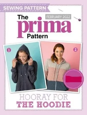 Buy COSY HOODIE Zip Front & Pockets Prima Sewing Pattern 6 8 10 12 14 16 18 20 22 24 • 2.99£