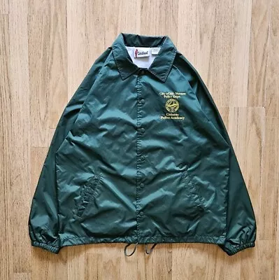 Buy Vintage Police Departments Coach Green Jacket Men's Large • 22£