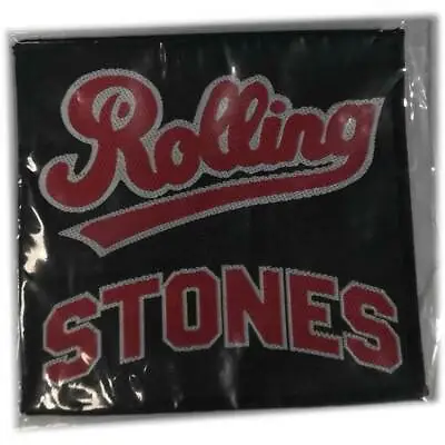Buy Rolling Stones -  Baseball Logo  - Woven Iron On Packed Patch - Official Item • 3.99£