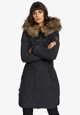 Buy New Khujo Blouson Womens Jacket Coat Ladies Anthrac/Grey XXL • 34.99£