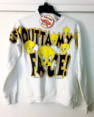 Buy Looney Tunes Girls 7-14 Tweety Sweatshirt Size Small/ Medium • 19.65£