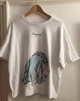 Buy Disney Eeyore Womens Cotton T-shirt. Size M.  • 8.99£