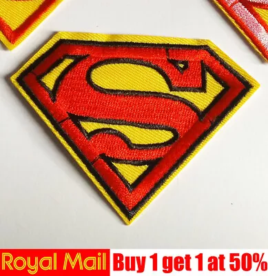 Buy Superman SuperGirl Super Man Logo Iron On / Sew On Patch Badge , Marvel Comics • 2.78£