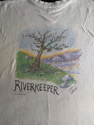 Buy Vintage 90s 1993 Jerry Garcia Hard Rock Cafe USA River Keeper Tshirt XL • 36.85£