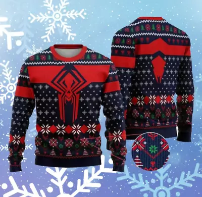 Buy Spider Hero Christmas Ugly Sweater, Spider Xmas Sweater, Carton Ugly Christmas • 44.39£