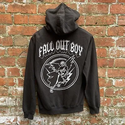 Buy Fall Out Boy Hoodie Small Black Skeleton Double Sided Pullover Pop Punk Band • 29.99£
