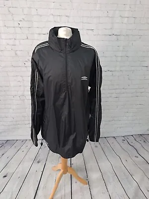 Buy Umbro Black Pullover Jacket Mens Size Large  (HE08) • 6.99£