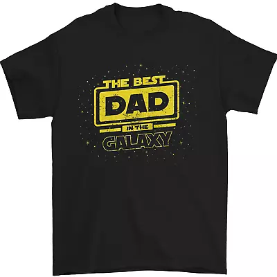 Buy Fathers Day The Best Dad In The Galaxy Mens T-Shirt 100% Cotton • 11.99£