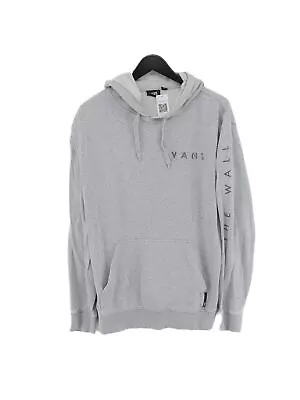 Buy Vans Women's Hoodie M Grey Cotton With Polyester, Spandex Pullover • 10£