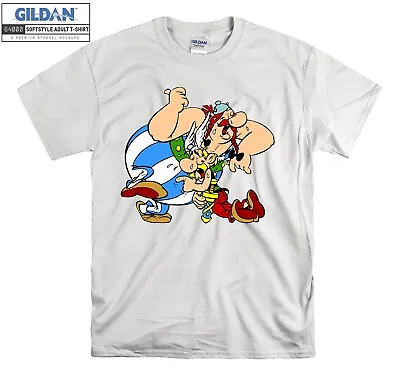 Buy Asterix And Obelix T-shirt Happy And Cry Men Women Unisex Tshirt 4489 • 12.95£