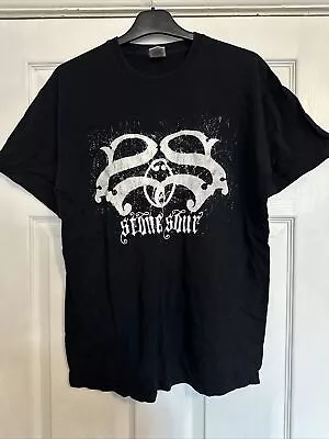 Buy Vintage 2000s Stone Sour Double Sided T Shirt Size Medium • 14.99£