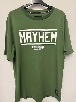 Buy Khaki Slave Nation Mayhem T-shirt • 3£