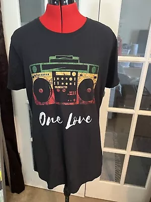 Buy Womens One Love Boombox T Shirt. XL • 4.70£