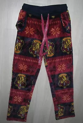 Buy Harry Potter Sleepwear Fleece PJ Pants Hogwarts Gryffindor Size XS Youth • 4.83£