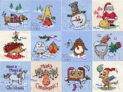 Buy Mouseloft - Christmas Range Mini Cross Stitch Card Kits #2 - 3 OR MORE - 15% OFF • 4.39£