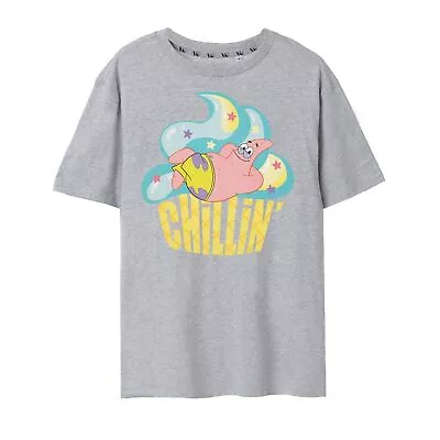 Buy SpongeBob SquarePants Womens/Ladies Chillin Patrick Star T-Shirt NS7672 • 17.19£