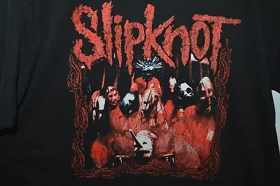 Buy ‘Slipknot’ Self Titled Album Cover Official Merch T Shirt Adult Sz XL Band Metal • 17.72£