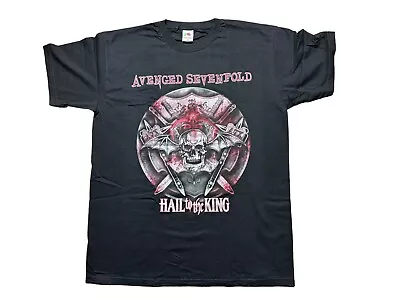 Buy Avenged Sevenfold Hail To The King  T-Shirt Large Fruit Of The Loom Value Weight • 25£