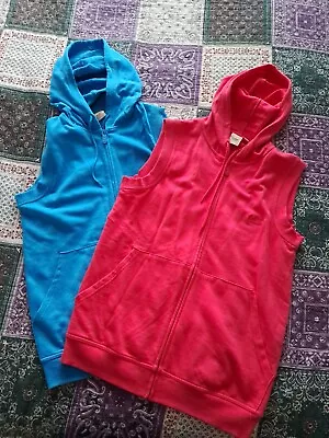 Buy Cotton Traders Ladies  Sleeveless Hoodies Size S Lot Of 2 Used Please See Pictur • 9.99£