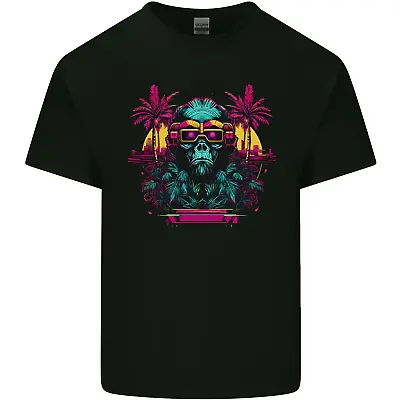 Buy A Cyberpunk Monkey Mens Cotton T-Shirt Tee Top • 11.75£