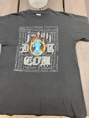 Buy Jethro Tull Vintage T Shirt 1999 BG Size Large Rare  • 29.99£
