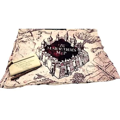 Buy Harry Potter Wizarding World Marauder Map Scarf Hogwarts Letter Wristlet Wallet • 32.86£