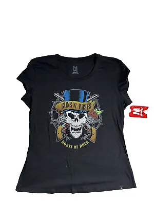 Buy NWT - Guns  N Roses - Short Sleeve T Shirt Woman Adult Large - Lightweight • 9.45£