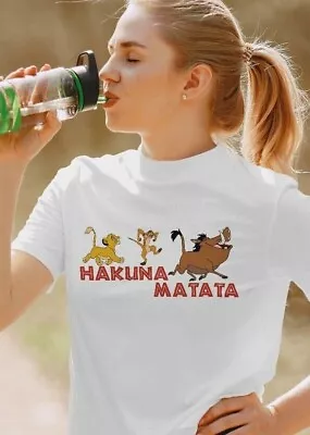 Buy Lion King Hakuna Matata Pumba Timon T-Shirt,  Unisex Kids Gift Tee Top, Disney • 10.99£