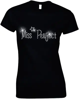 Buy MISS Perfect Crystal T Shirt - Hen Night Party - 60s 70s 80s 90s All Sizes • 9.99£