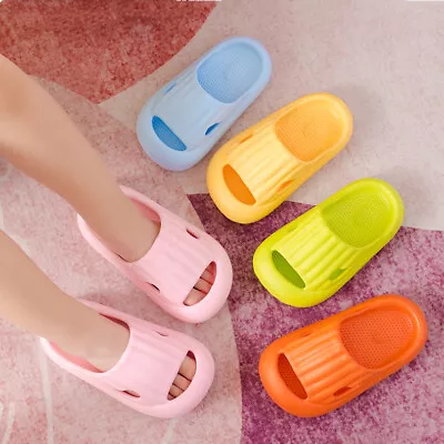 Buy Slippers Indoor Soft Sole Baby Home Cool Slippers Cute Anti Slip EVA Slippers • 6.79£