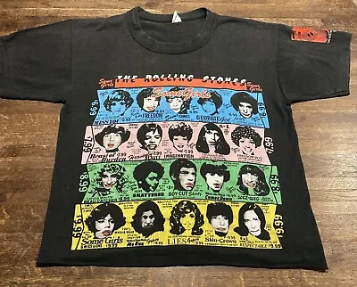 Buy Original The Rolling Stones Some Girls The North American Tour 1989 T-Shirt • 29£