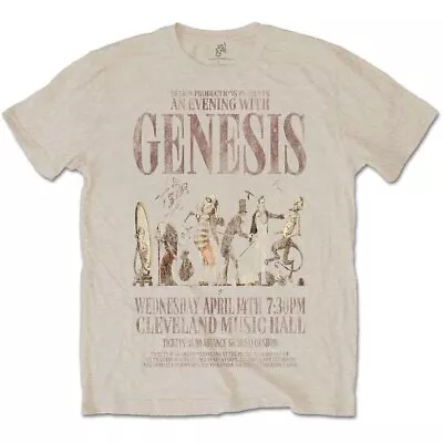 Buy Genesis An Evening With Official Tee T-Shirt Mens • 15.99£