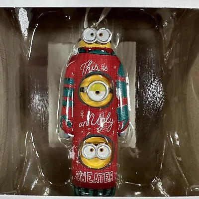 Buy Hallmark Minions Merry Minions In Ugly Sweater Christmas Tree Ornament NEW • 14.13£