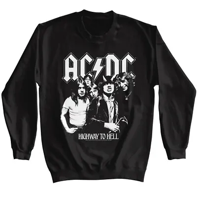 Buy ACDC Highway To Hell Album Cover BL & WH Men's Sweat T Shirt Rock Band Merch • 58.48£