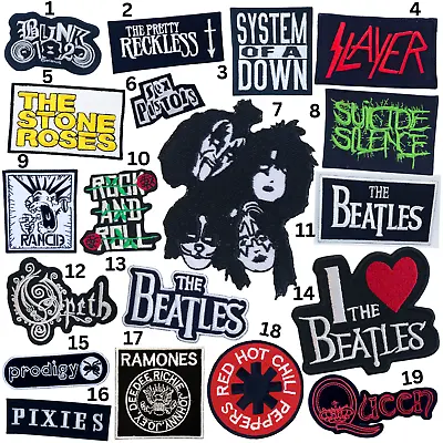 Buy I Love Music Queen Prodigy Slayer Jean Jacket Set Iron/Sew On Embroidered Patch • 2.89£
