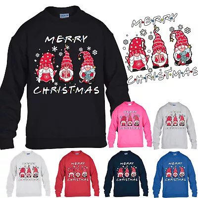 Buy Friends Christmas Jumper Boys Sweatshirt Xmas Gnomes Unisex Girls Kids Gift • 14.99£