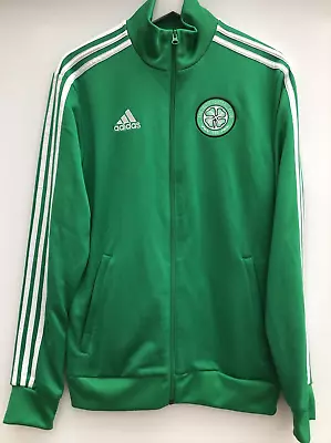 Buy CELTIC 2020/21 Football Track Jacket Adidas Green Full Zip Top Mens Small S • 24.95£