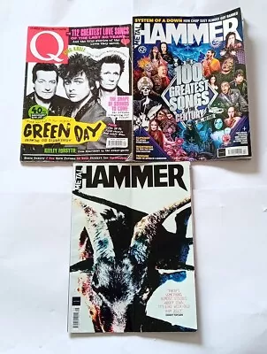 Buy Rock/Metal Magazine Job Lot X3 Slipknot Greenday Metal Hammer • 14.99£