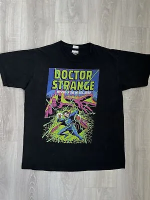 Buy Marvel Doctor Strange T Shirt Master Of The Mystic Arts Logo Size XL • 47.62£