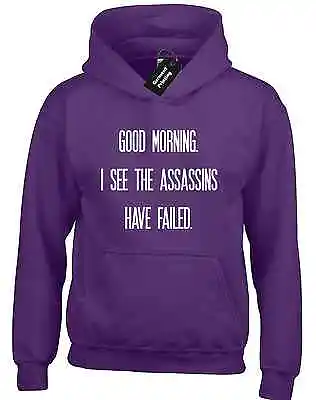 Buy Good Morning I See The Assassins Hoody Hoodie Novelty Geek Gamer Hipster Creed • 16.99£