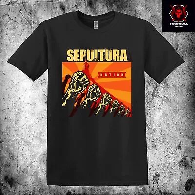 Buy Sepultura Nation Heavy Metal Rock Band Tee Unisex Heavy Cotton T-SHIRT S-3XL 🤘 • 23.55£